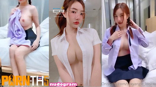 โชว์นม หีน่าเย็ด หีนักเรียน หัวนมชมพู หลุดไทย